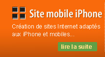 Création de sites optimisés iPhone et Android